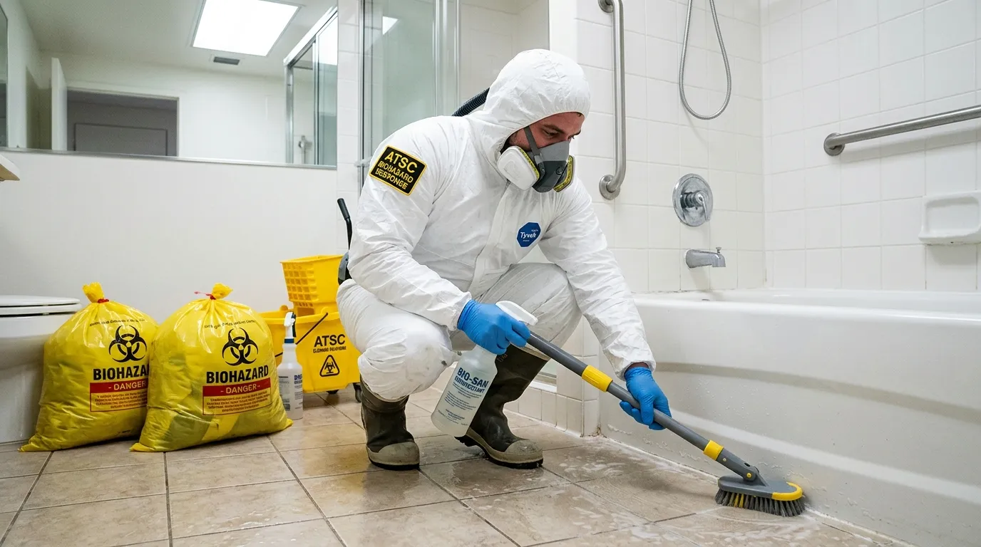 Decontamination equipment deployed for Blood Cleanup in Tiffin